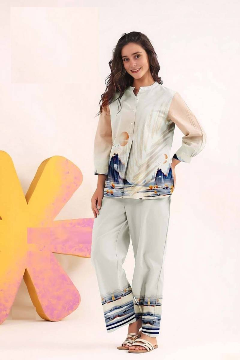 Rasili Nx Vaanii Digital Printed Co Ord Set Collection