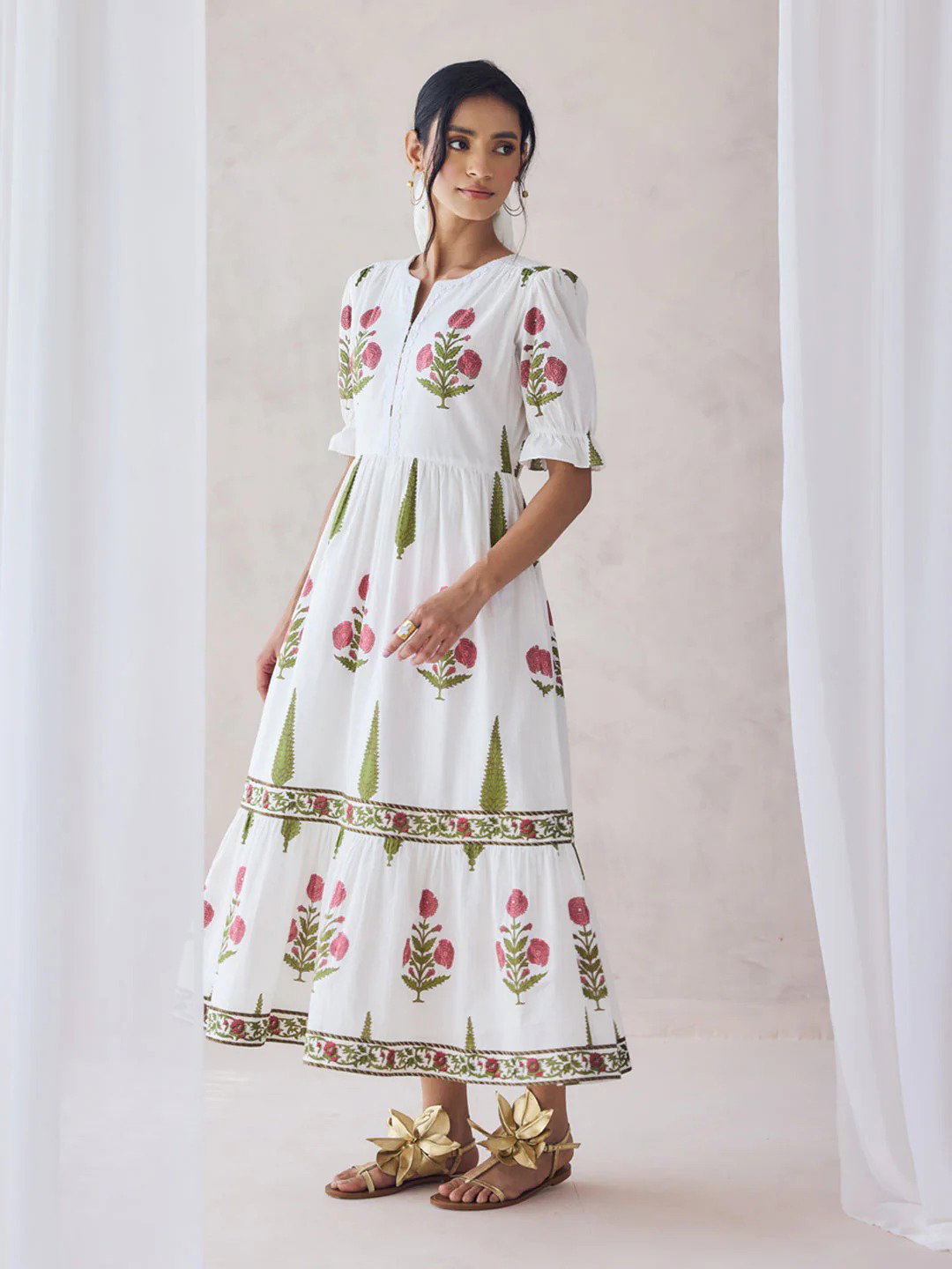 FIO DR0024 Cotton Printed Long Kurti Collection