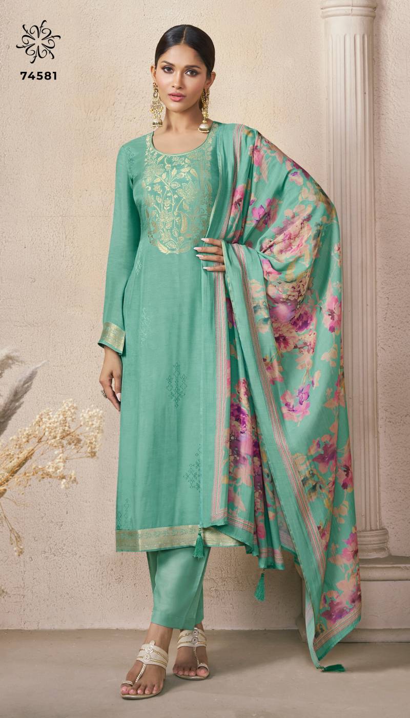Vinay Kuleesh Navya Vol 2 Self Weaved Viscose Designer Suit