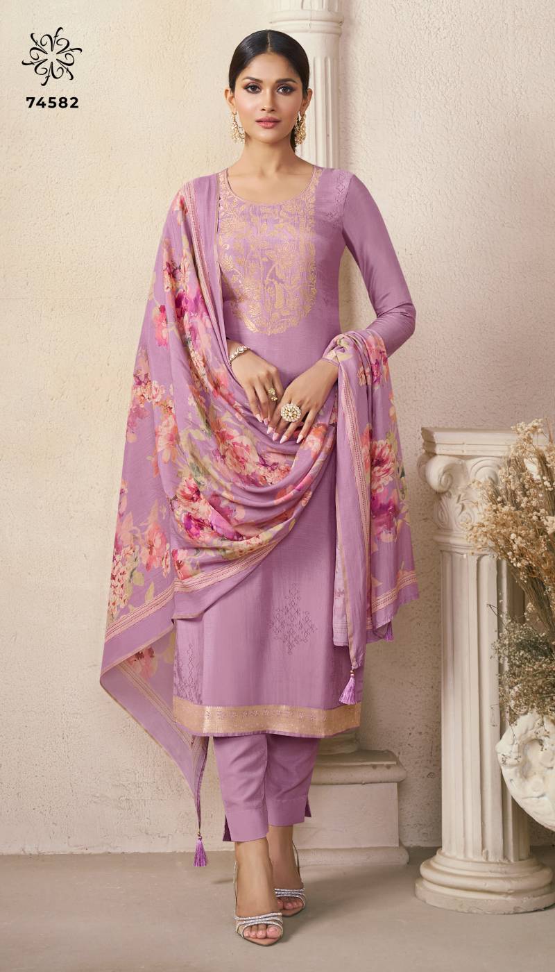 Vinay Kuleesh Navya Vol 2 Self Weaved Viscose Designer Suit