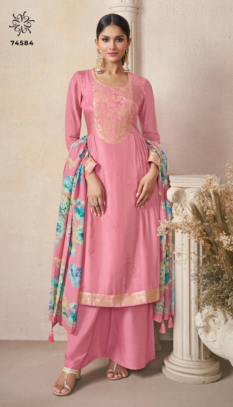 Vinay Kuleesh Navya Vol 2 Self Weaved Viscose Designer Suit