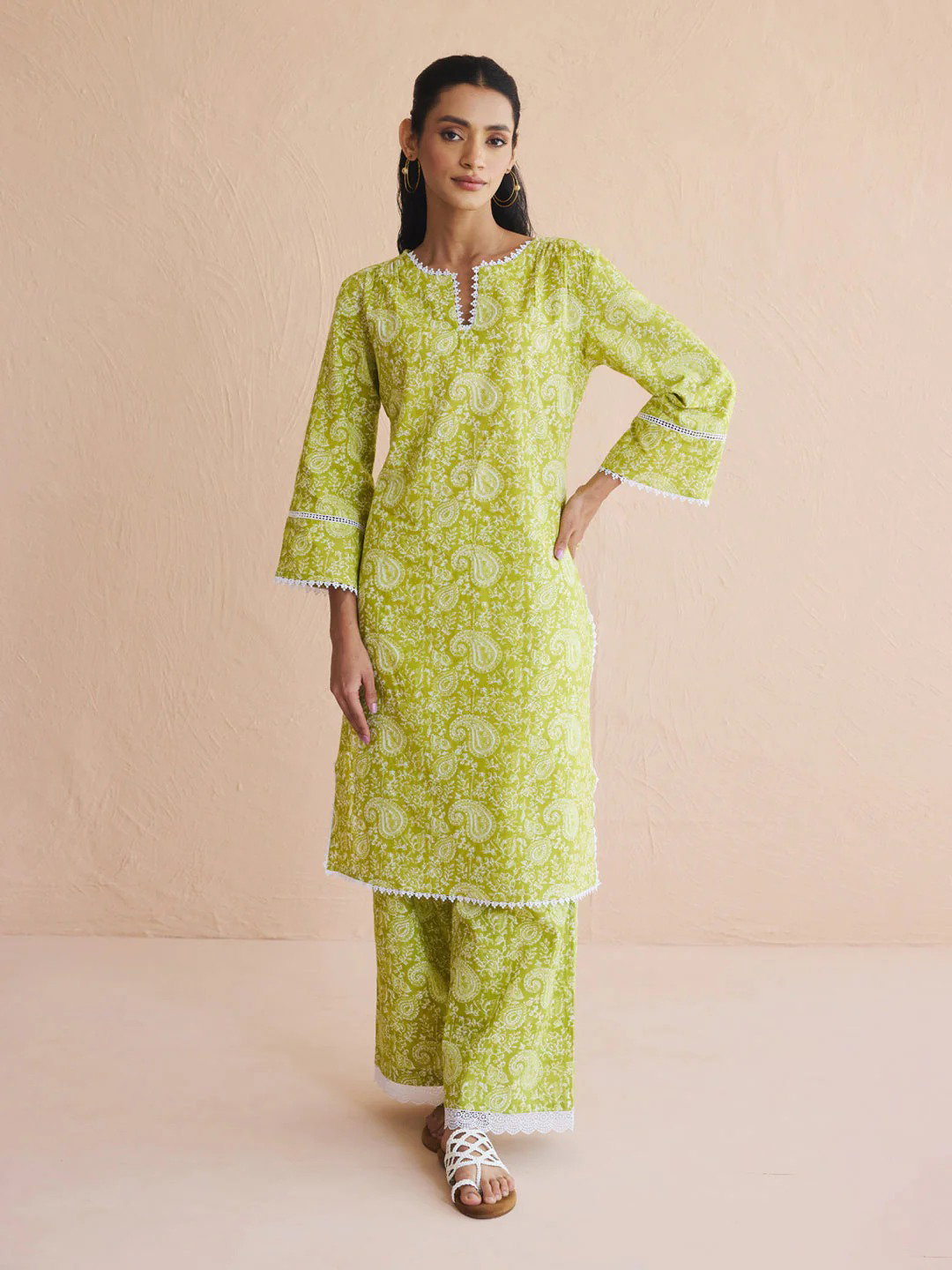 FIO SET0208 Cotton Printed Kurti Bottom Collection