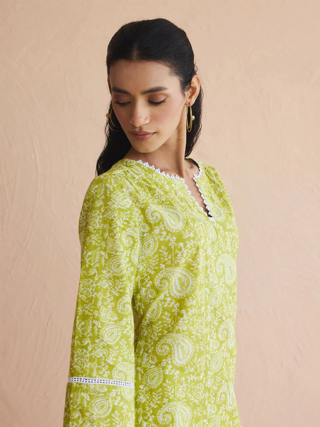 FIO SET0208 Cotton Printed Kurti Bottom Collection