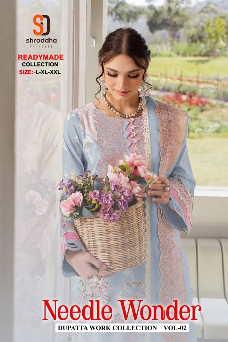 Shraddha Needle Wonder Vol 2 Ready Made Pakistani Suit