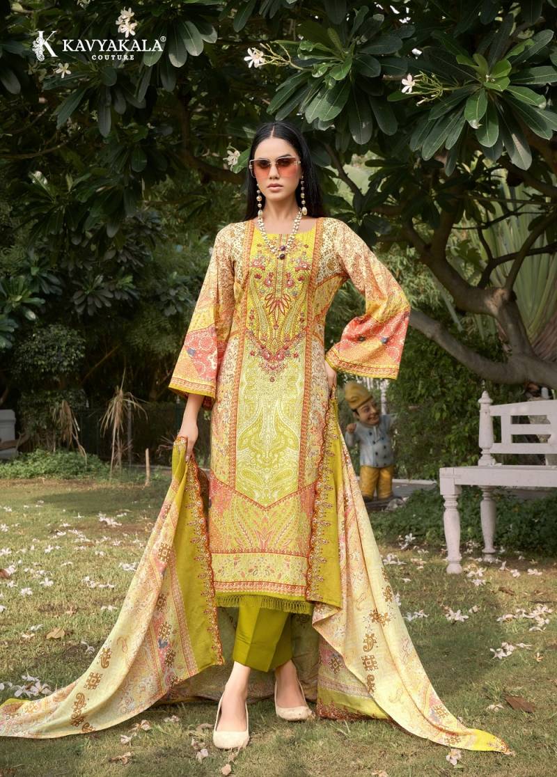 Kavya Kala Anarkali Vol 15 Fancy Cotton Printed Dress Material