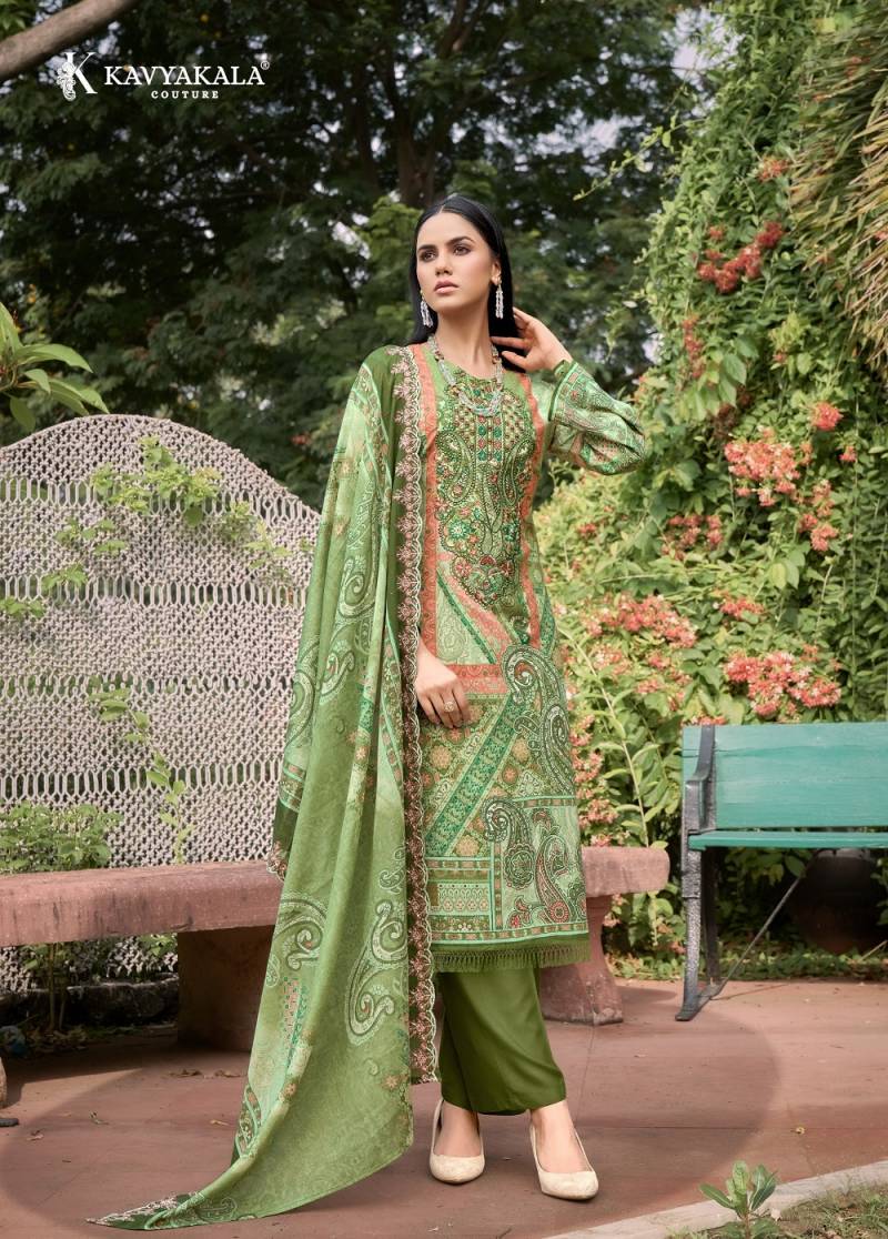 Kavya Kala Anarkali Vol 15 Fancy Cotton Printed Dress Material