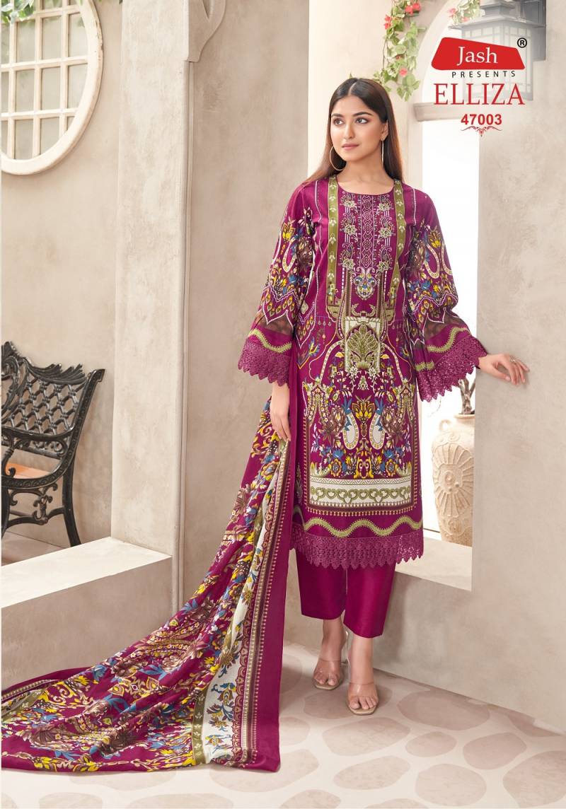 Jash Elliza Vol 47 Cotton Printed Dress Material Collection
