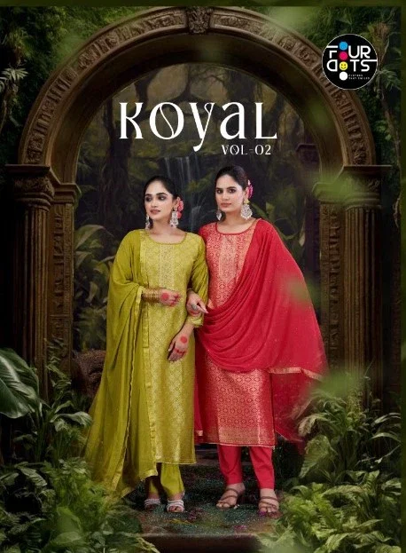 Four Dots Koyal Vol 2 Viscose Jacquard Dress Material Collection