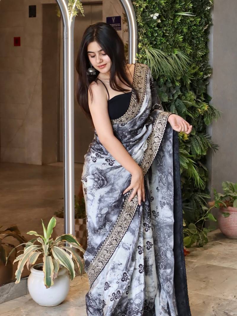 436 Beautiful Georgette Printed Saree Collection