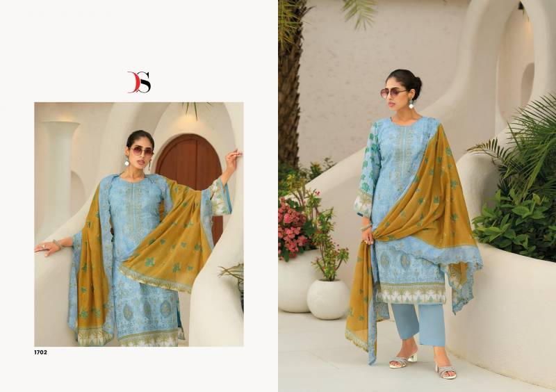 Deepsy Bin Saeed 17 Lawn Collection Pakistani Salwar Kameez
