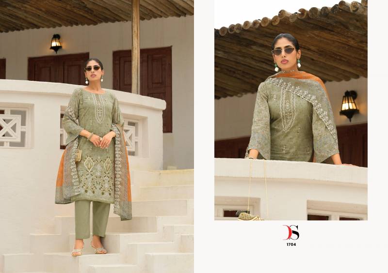 Deepsy Bin Saeed 17 Lawn Collection Pakistani Salwar Kameez