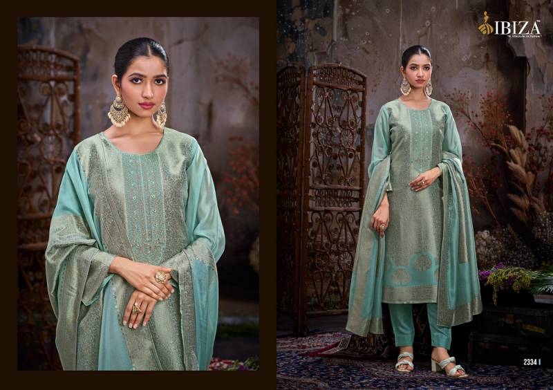 Ibiza Sakhi Vol 11 Designer Banglory Silk Embroidered Dress Material