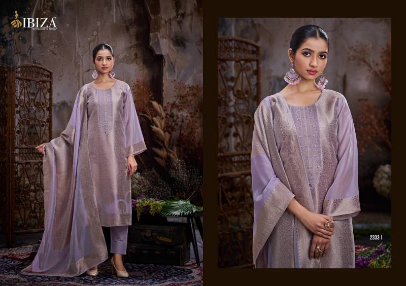 Ibiza Sakhi Vol 11 Designer Banglory Silk Embroidered Dress Material