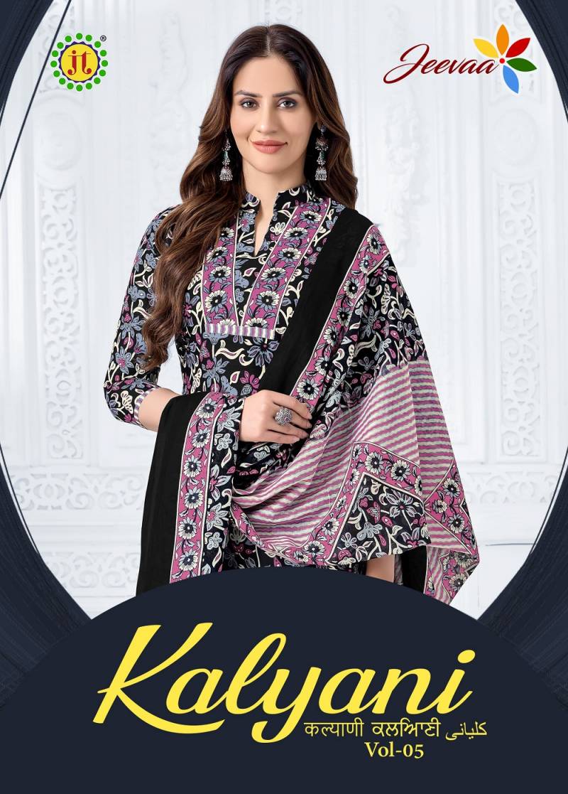 Jt Kalyani Vol 5 Ready Made Cotton Printed Dress Collection