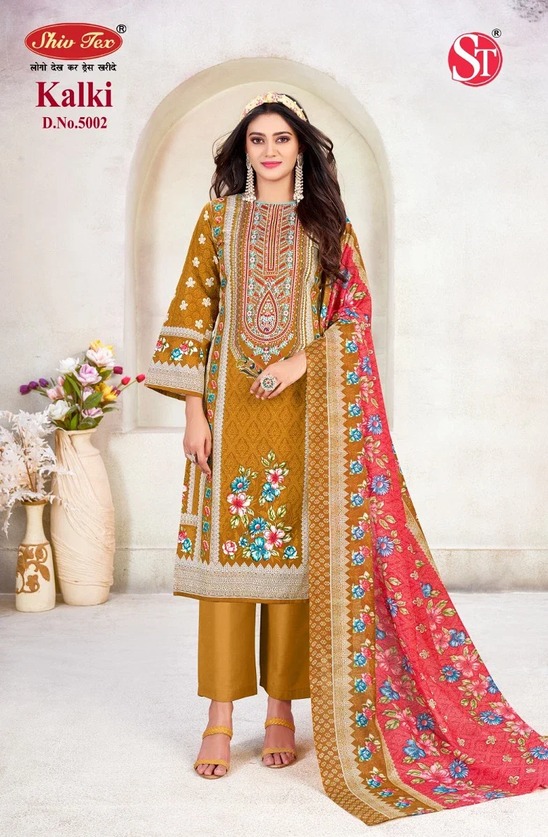St Kalki Vol 5 Karachi Cotton Dress Material Collection