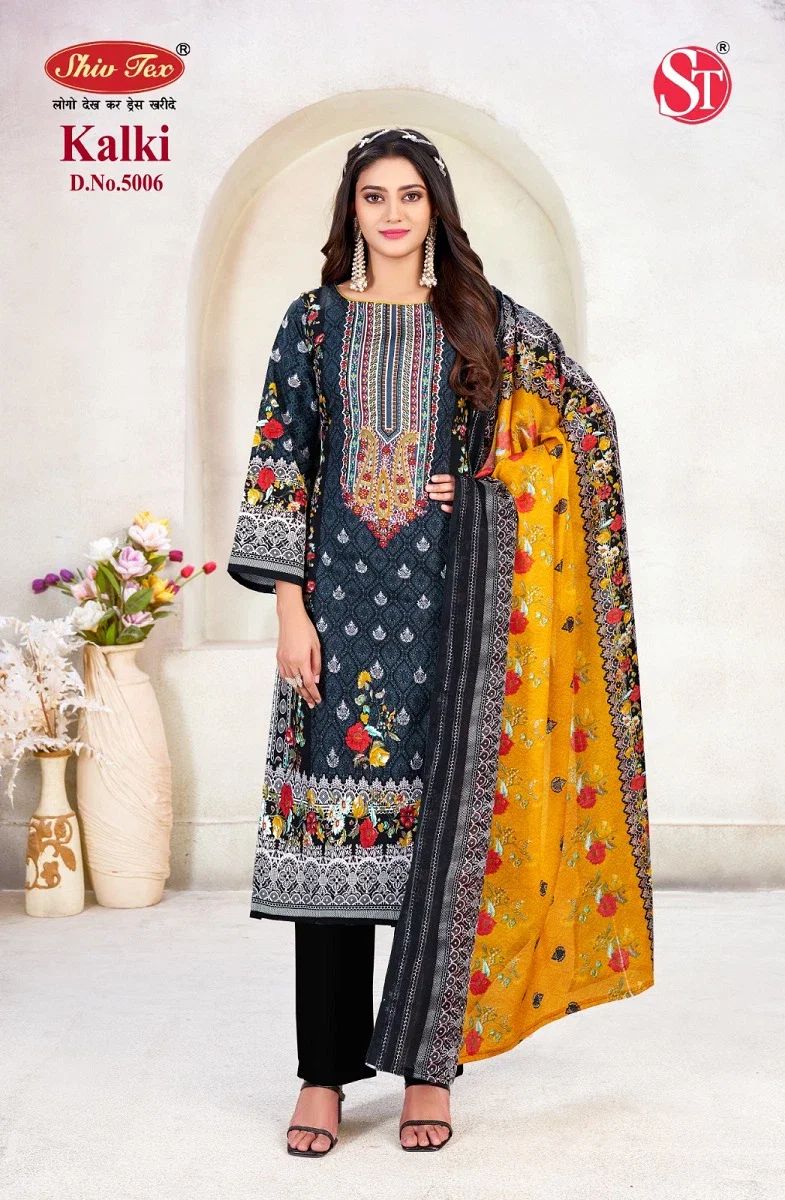 St Kalki Vol 5 Karachi Cotton Dress Material Collection