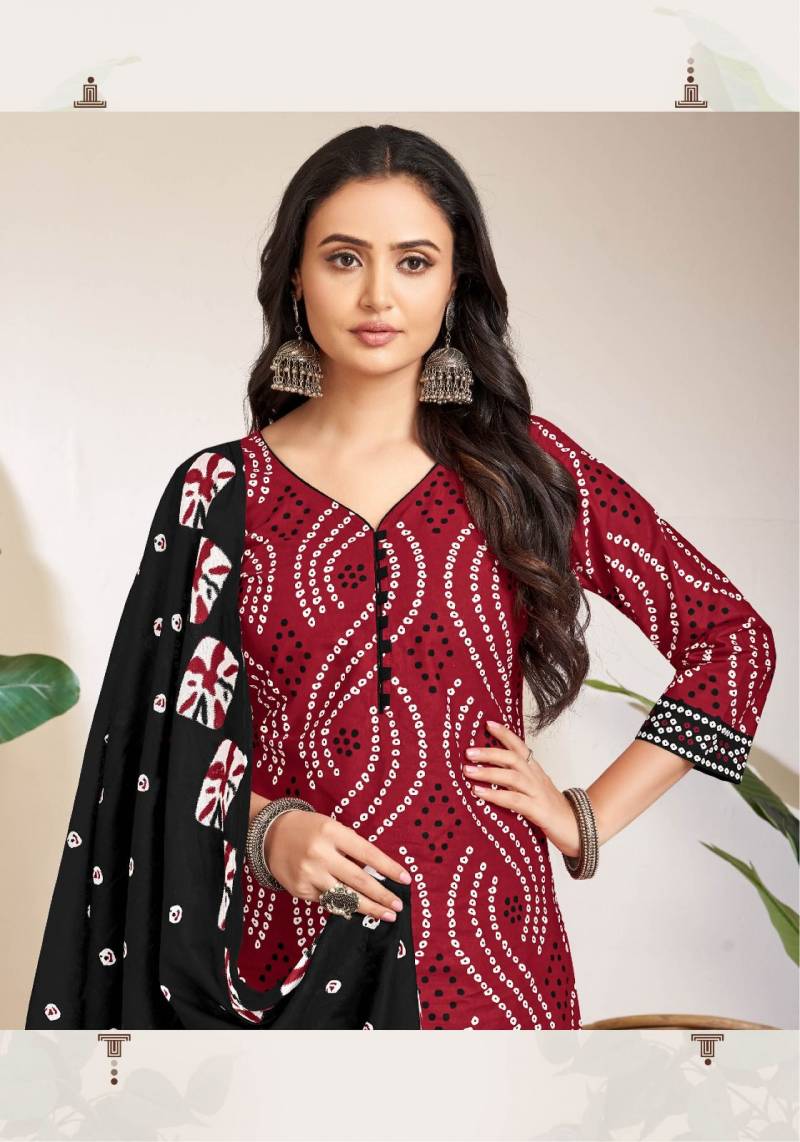 Miss World Bandhani Special Vol 16 Ready Made Patiyala Dress