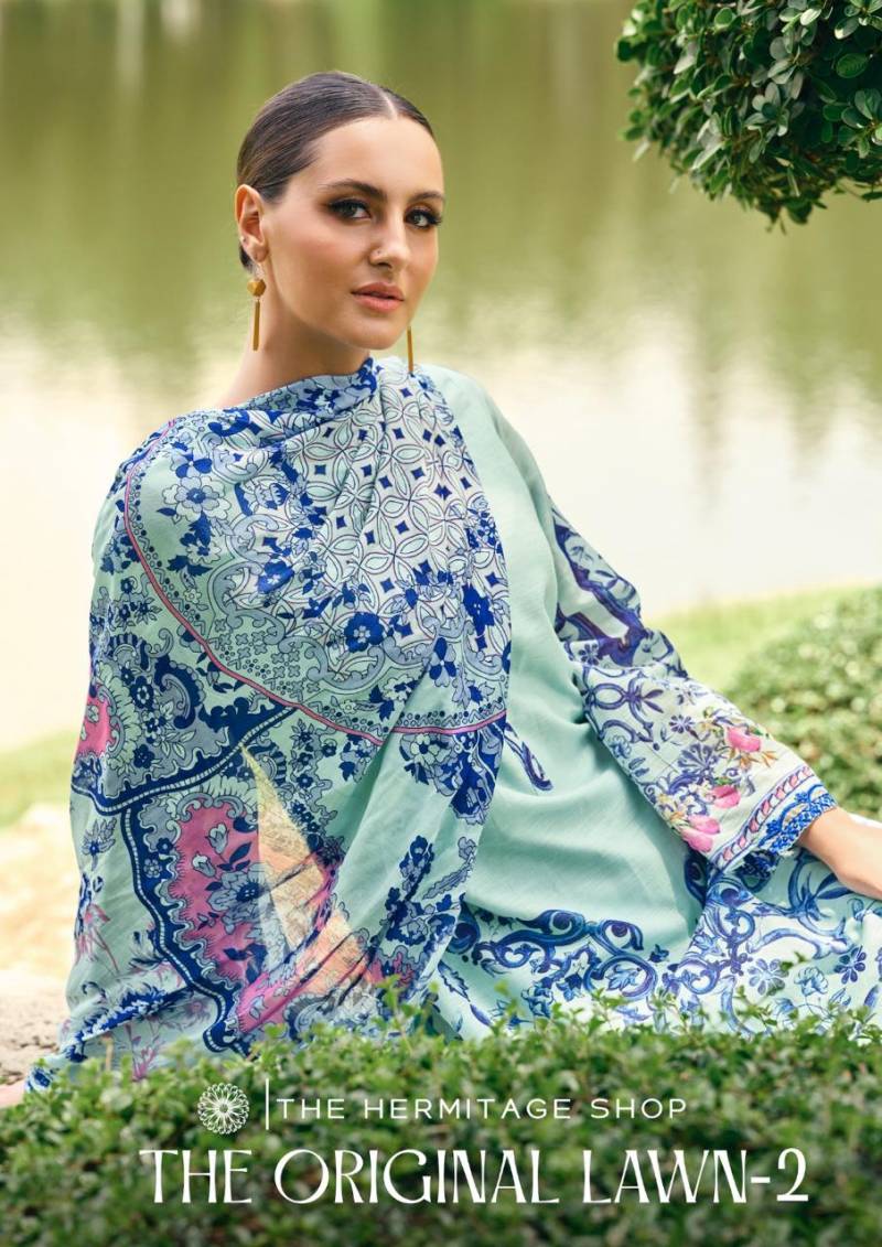 Hermitage Original Lawn Vol 2 Lawn Printed Dress Material