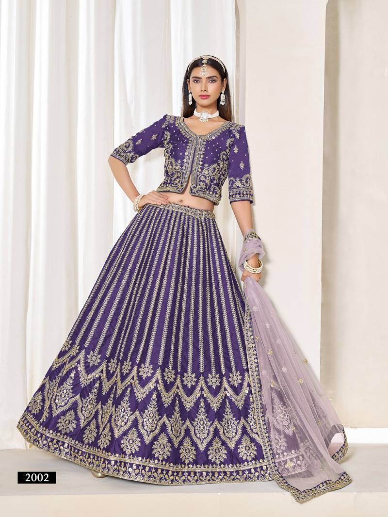 Mehvish Vol 20 Designer Silk Embroidered Lehenga Collection