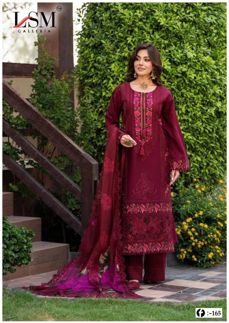 Lsm Firdous Queen Vol 16 Heavy Lawn Cotton Dress Material
