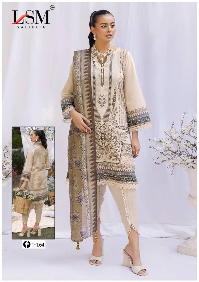 Lsm Firdous Queen Vol 16 Heavy Lawn Cotton Dress Material