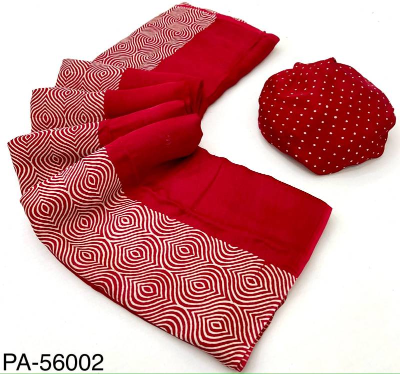 Rajyog Ajrakh Pure Modal Designer Ajrakh Print Saree