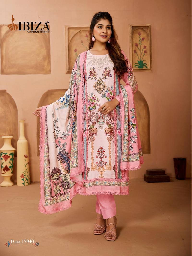 Ibiza Rangrez Bemberg Masleen Printed Suit Collection