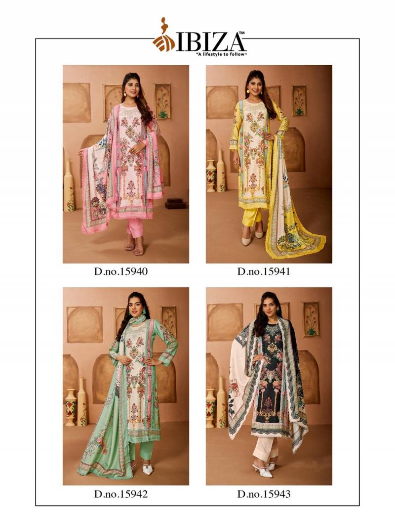 Ibiza Rangrez Bemberg Masleen Printed Suit Collection