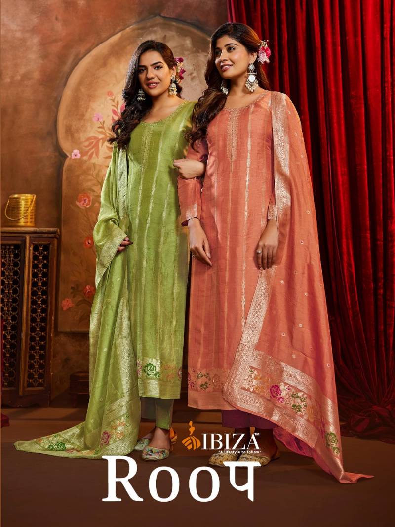 Ibiza Roop Kosa Silk Jacquard Salwar Suits Collection