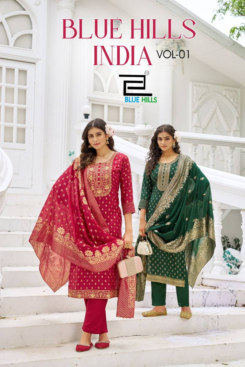 Blue Hills India Vol 1 Combo Rayon Readymade Collection