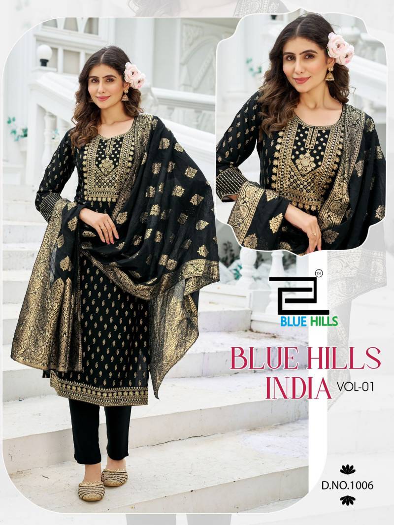 Blue Hills India Vol 1 Combo Rayon Readymade Collection