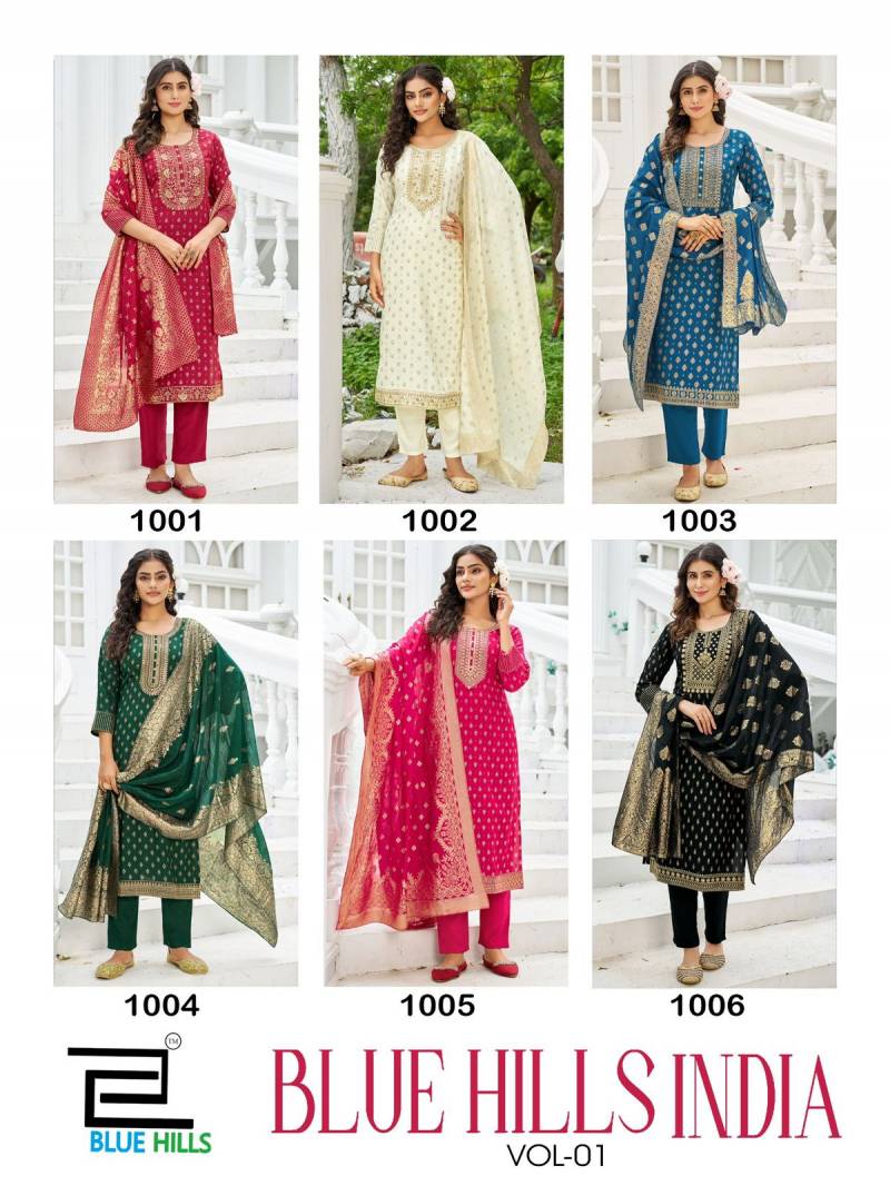 Blue Hills India Vol 1 Combo Rayon Readymade Collection