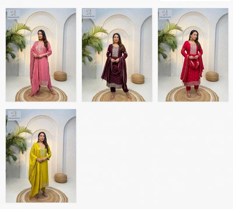 Naisha k 216 Vol 3 Rayon Kurti Bottom With Dupatta Collection