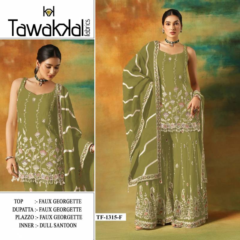Tf 1315 E to H Georgette Embroidered Pakistani Suit Collection