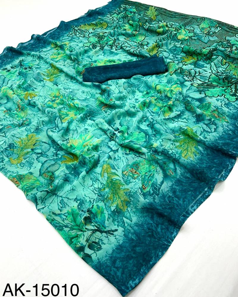 Rajyog Akira-1 Chiffon With Amazing Floral Print Kazari Saree Collection