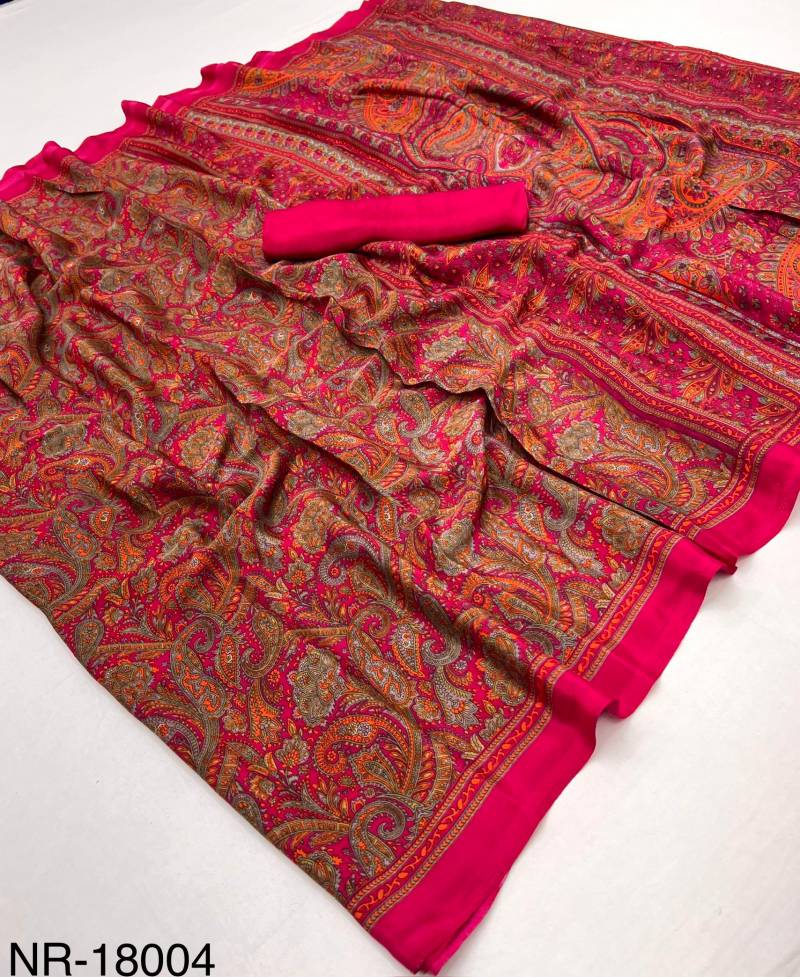 Rajyog Nora 1 Italian Crepe With Beautiful Print Designer Collection