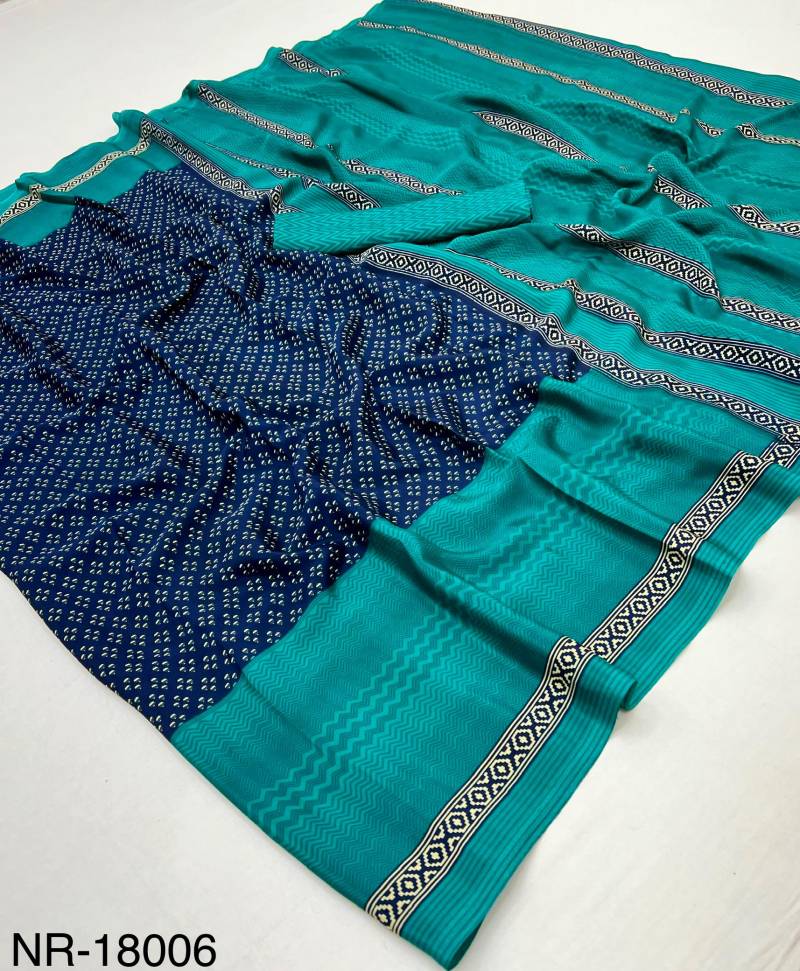 Rajyog Nora 1 Italian Crepe With Beautiful Print Designer Collection