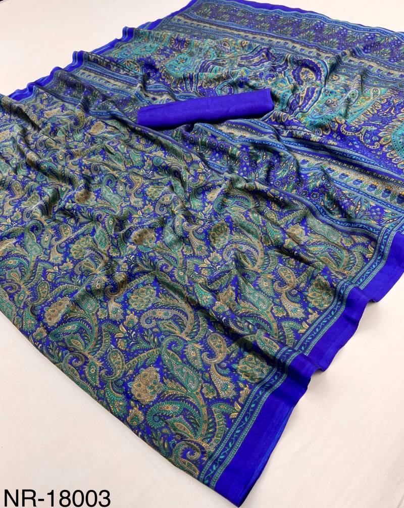 Rajyog Nora 1 Italian Crepe With Beautiful Print Designer Collection