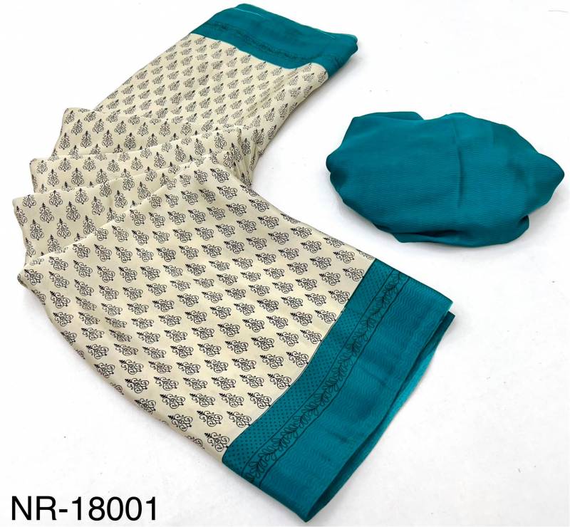 Rajyog Nora 1 Italian Crepe With Beautiful Print Designer Collection