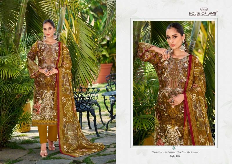 House Of Lawn Nayra Vol 2 Cotton Digital Printed Dress Material