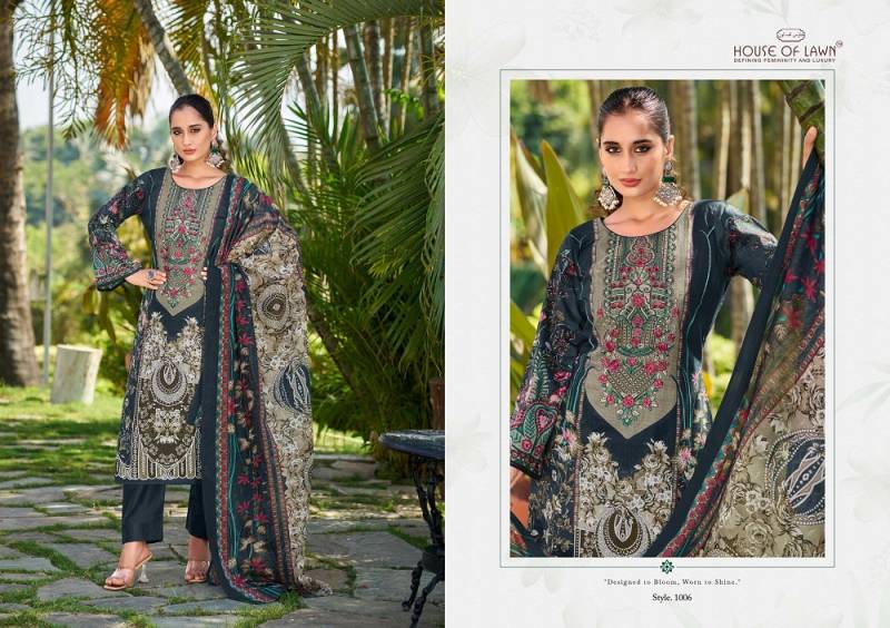 House Of Lawn Nayra Vol 2 Cotton Digital Printed Dress Material