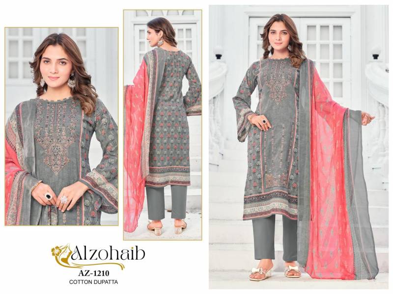 Alzohaib Noor Vol 2 Cotton Dupatta Pakistani Salwar Suit