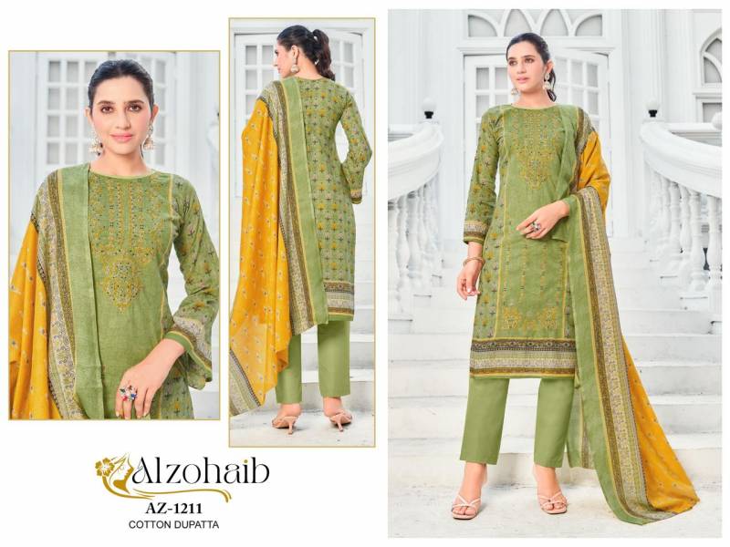 Alzohaib Noor Vol 2 Cotton Dupatta Pakistani Salwar Suit