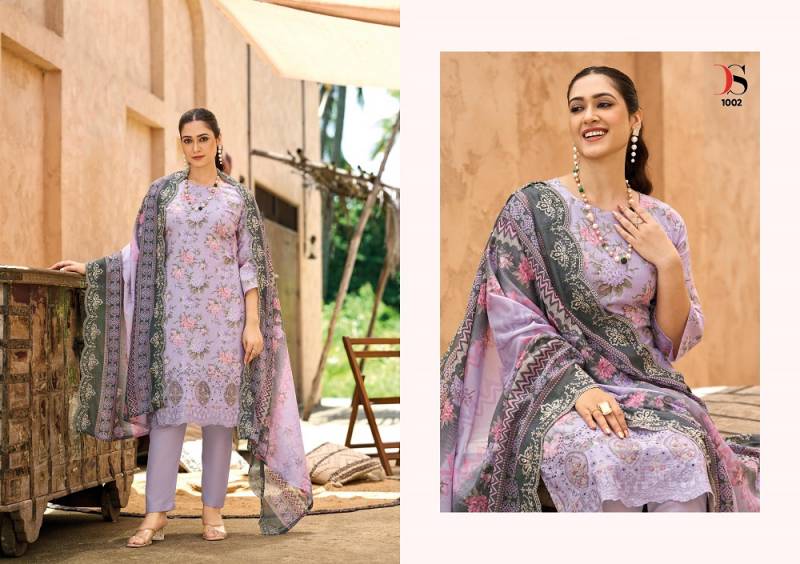 Deepsy Bin Saeed Mini Cotton Dupatta Pakistani Suit