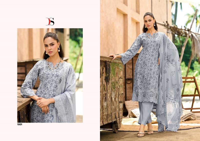 Deepsy Bin Saeed Mini Cotton Dupatta Pakistani Suit