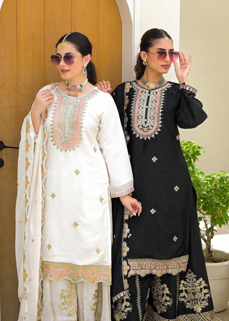 Afsana Nimrit 4039 Chinon Farsi Salwar Suit Collection