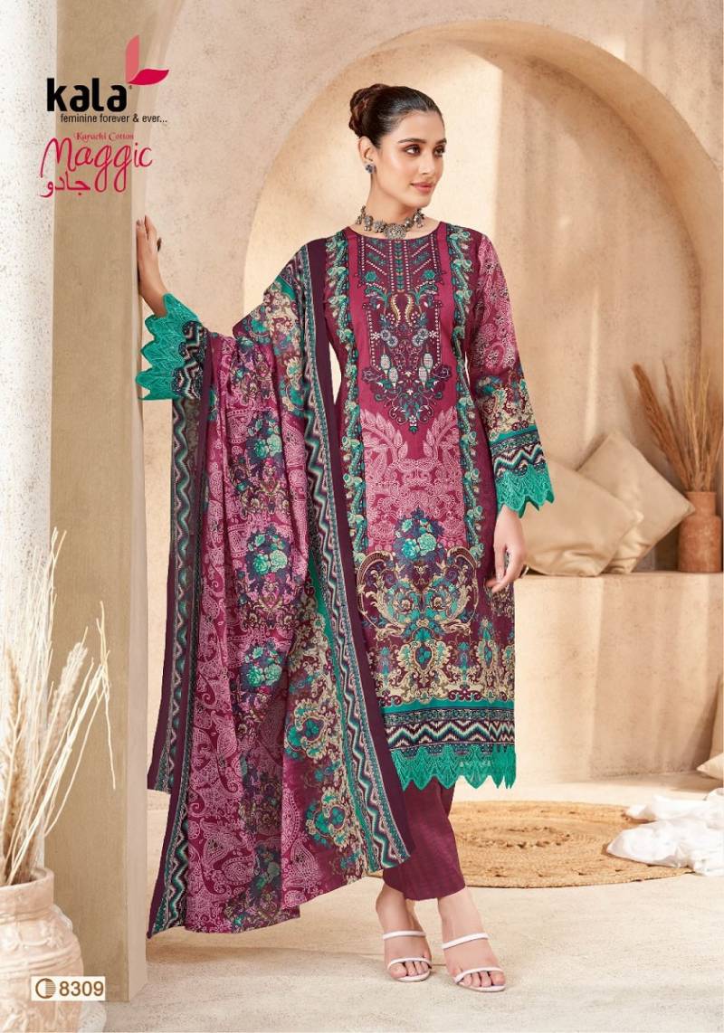 Kala Magic Vol 23 Premium Cotton Printed Dress Material
