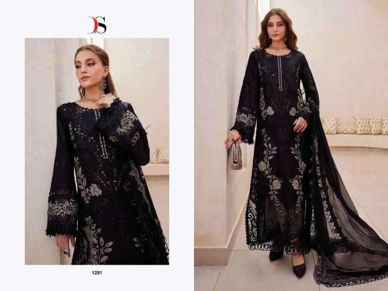Deepsy Maria B Premium Embroidered 25 Vol 2 Nx Cotton Dupatta