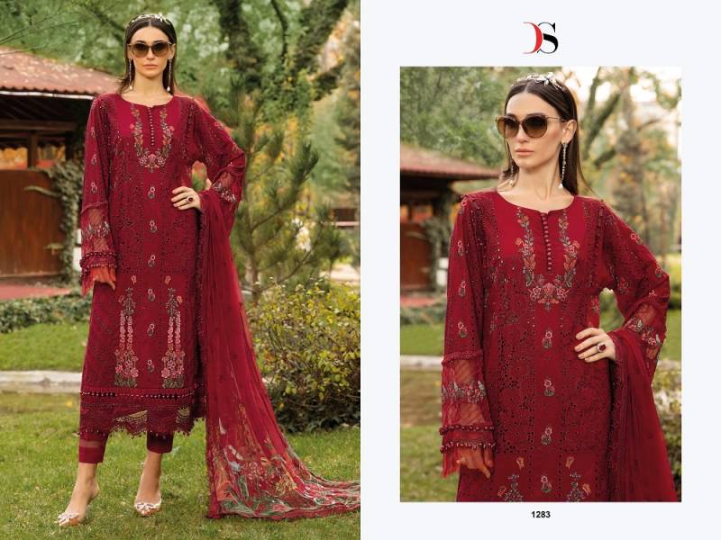 Deepsy Maria B Premium Embroidered 25 Vol 2 Nx Cotton Dupatta