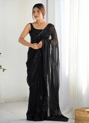 Kc 788 Soft Georgette Fancy Saree Collection